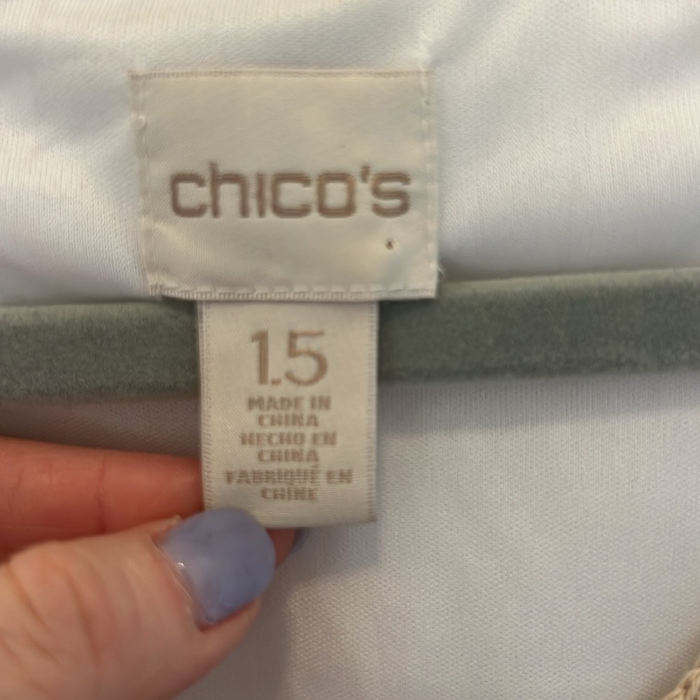 EUC Chico's Grecian Goddess dress. Size 1.5 - Picture 3 of 9